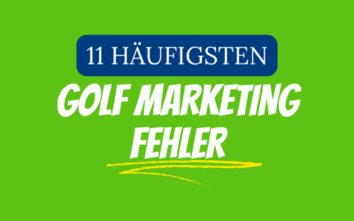 Golf Marketing Fehler